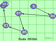 Route >6830m