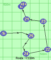 Route >7230m