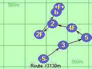 Route >3130m