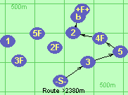 Route >2380m