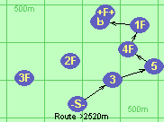 Route >2520m