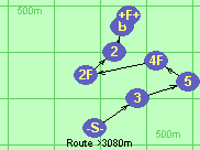 Route >3080m