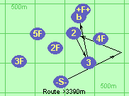 Route >3390m