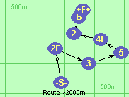 Route >2990m