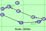 Route >2030m