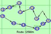 Route >2590m